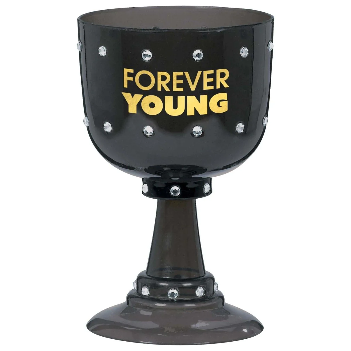 Over the Hill "Forever Young" Plastic Pimp Cup, 26 Oz, 1 Count