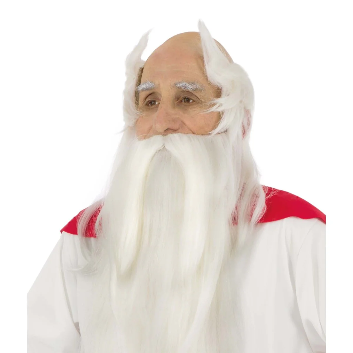 Panoramix White Wig and Beard for Adults, Asterix and Obelix
