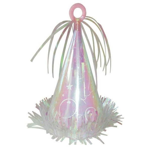 Iridescent Party Hat Ballon Weight