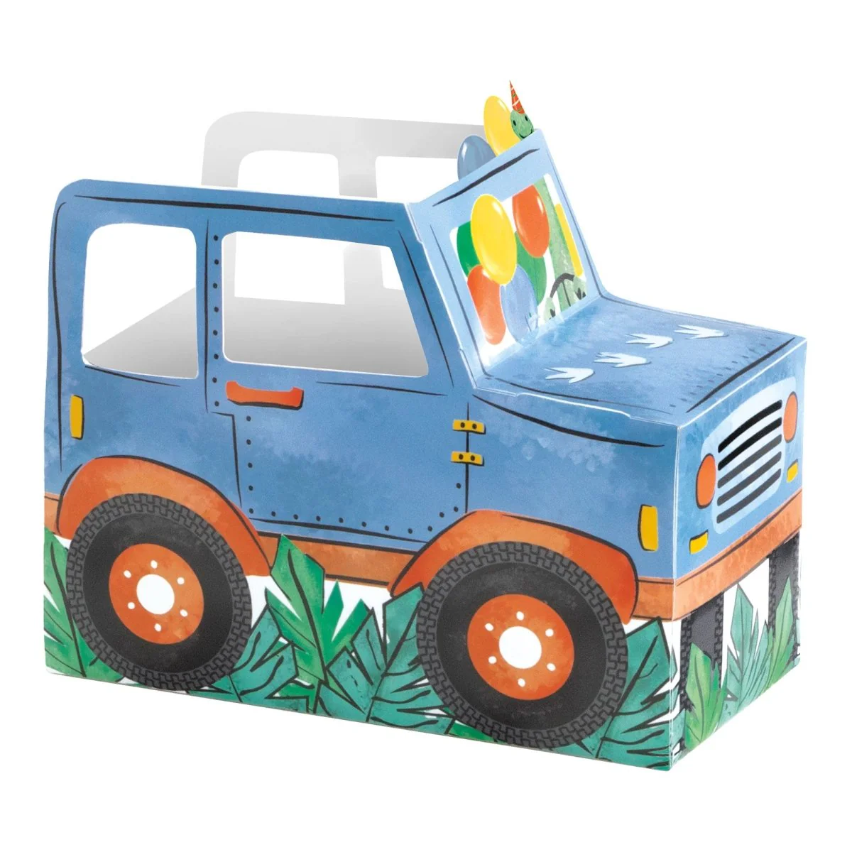 Partying Dinosaurs Birthday Pop Up Food Trays, 4 Count