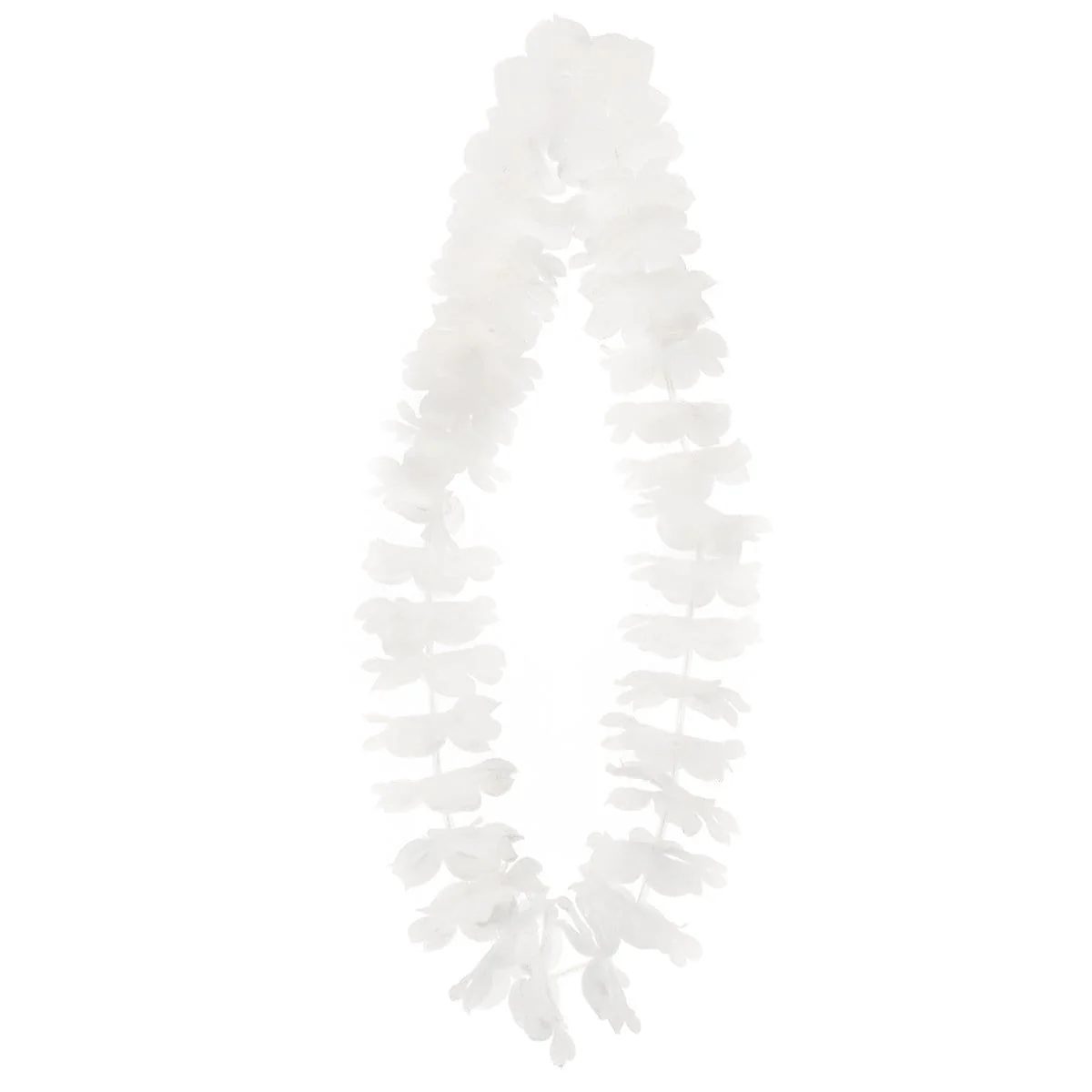 White Pastel Flower Lei Necklace