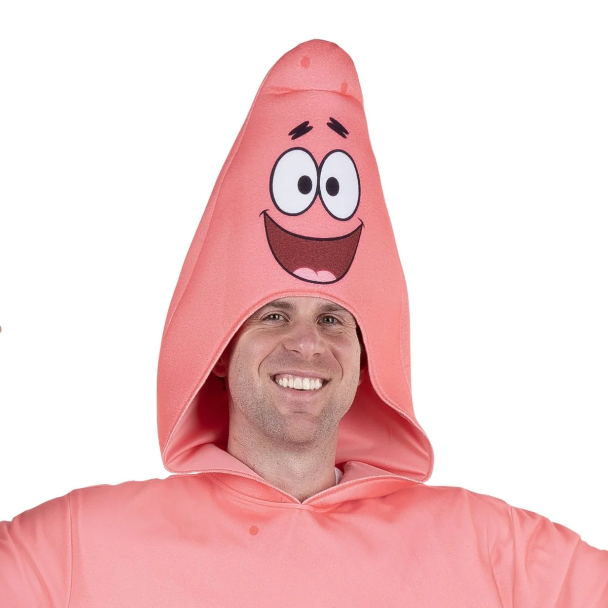 Patrick Star Onesie Costume for Adults, Spongebob Squarepants - Image 2