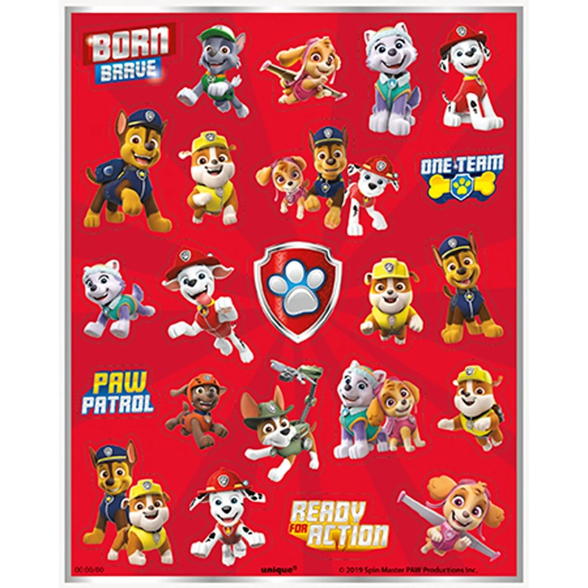 Paw Patrol Birthday Sticker Sheets, 4 Count - Image 2