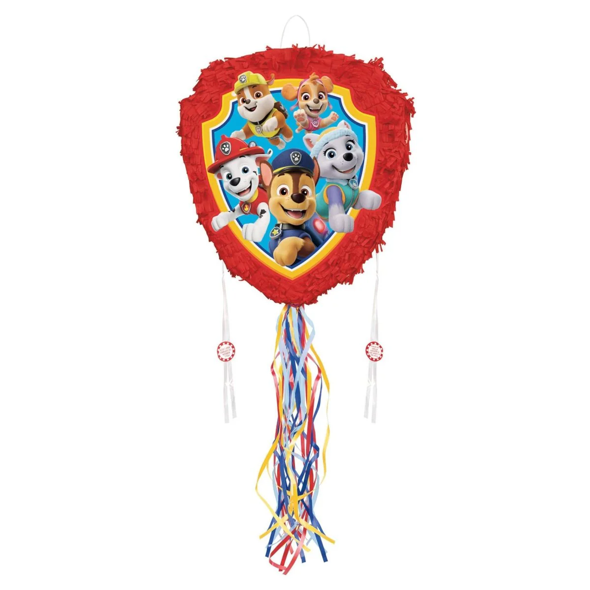 Paw Patrol Drum Pull Piñata, 1 Count
