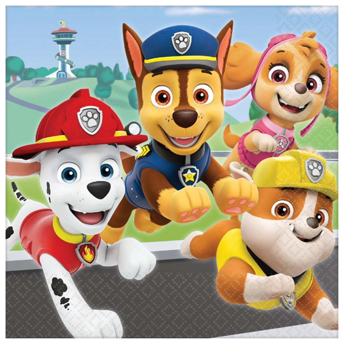 Paw Patrol lunch napkins, 16 per package