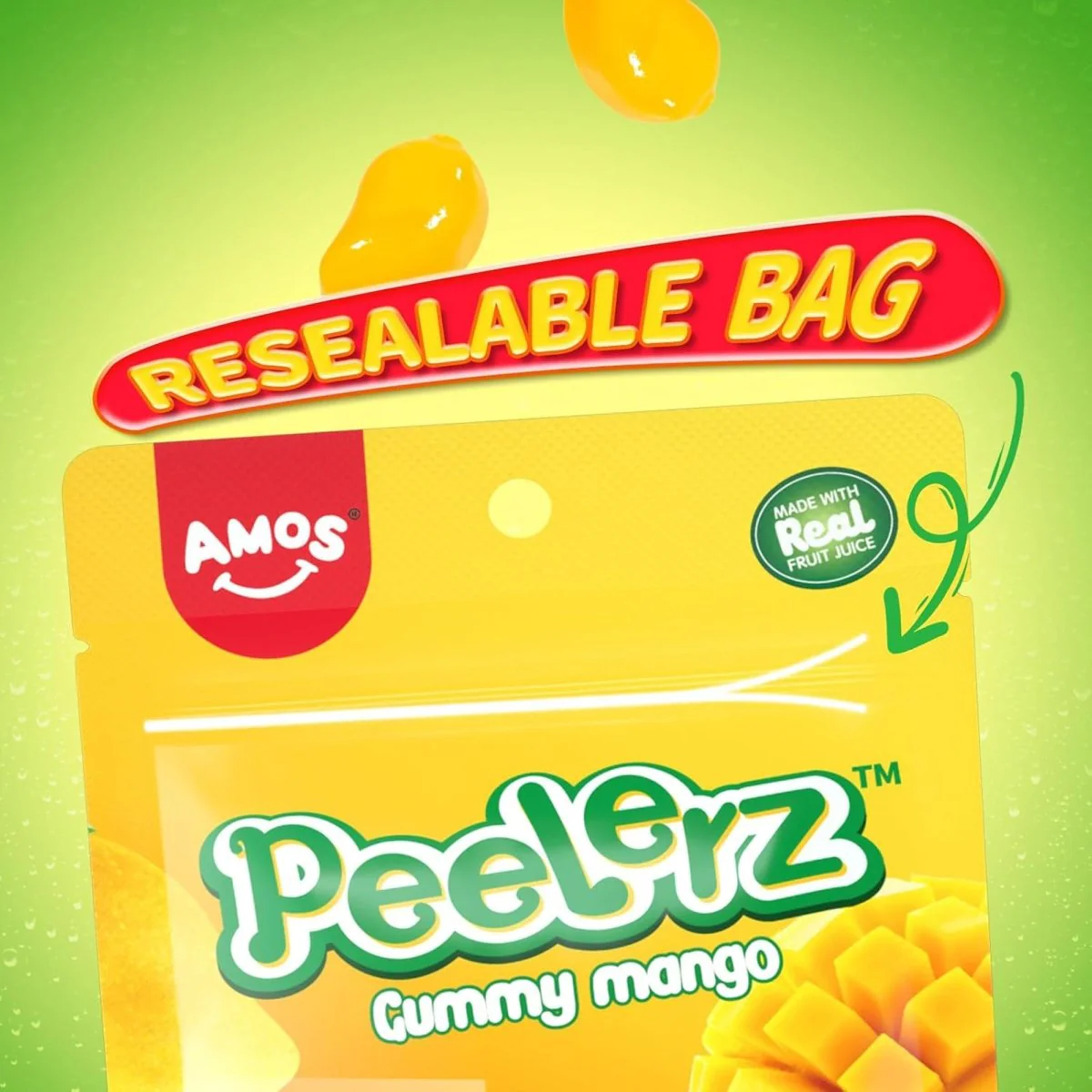 Peelerz Gummy Mango, 170g, 1 Count - Image 4