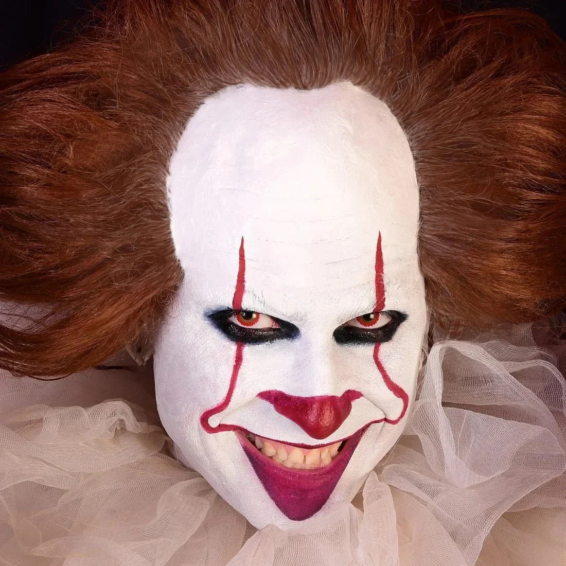PRIMAL® Pennywise - Orange and Yellow Coloured Contact Lenses, 3 months usage - Image 4
