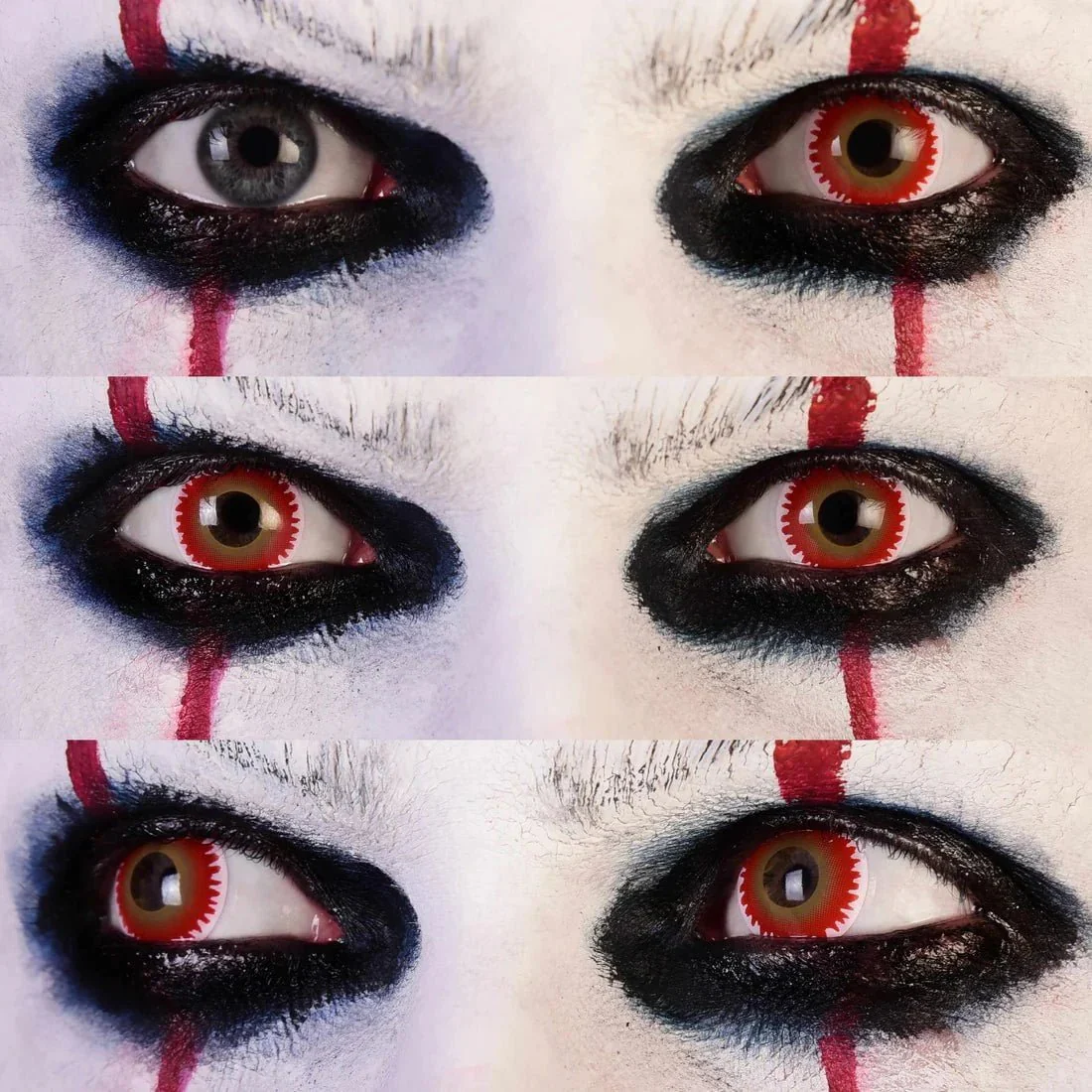 PRIMAL® Pennywise - Orange and Yellow Coloured Contact Lenses, 3 months usage - Image 5