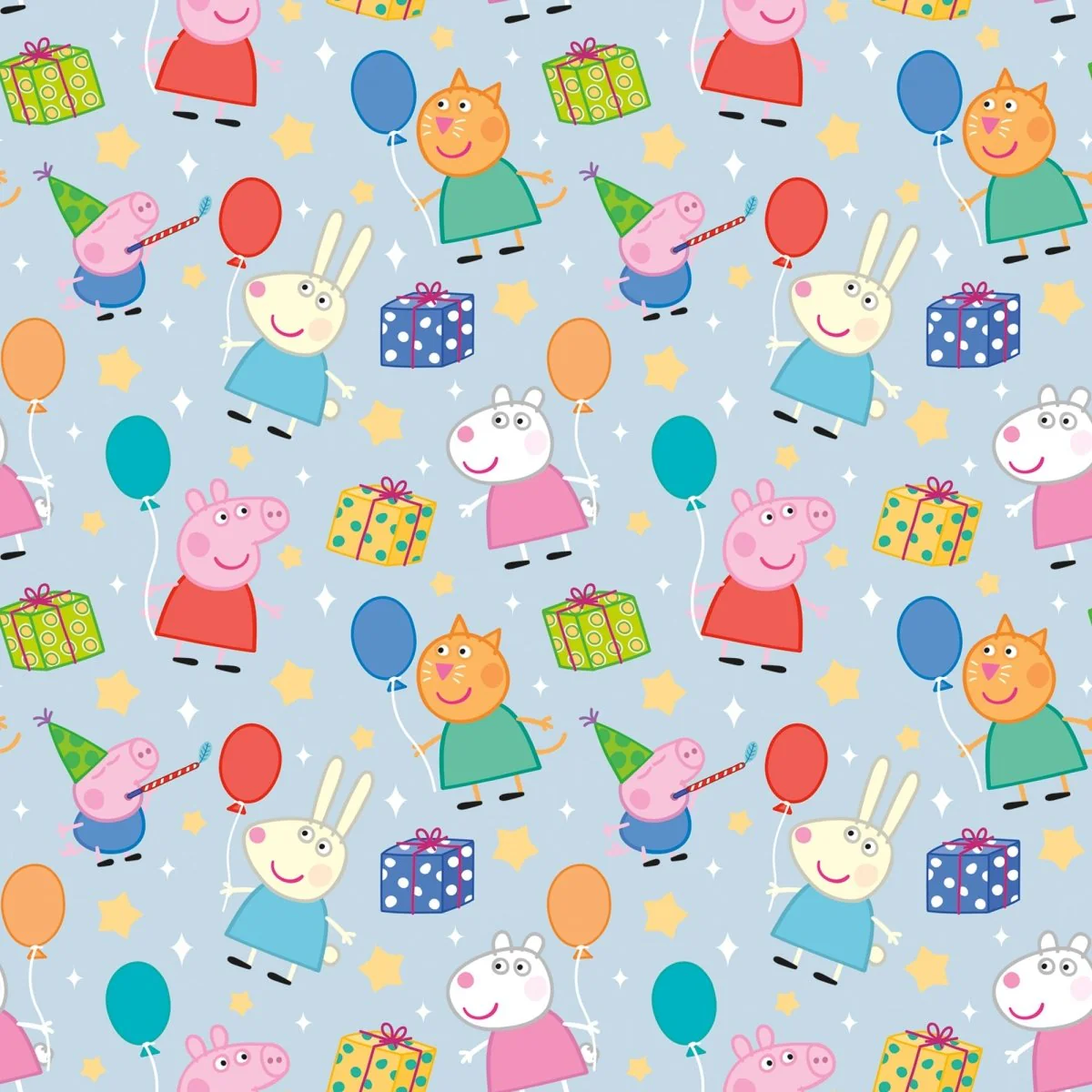 Peppa Pig Birthday Gift Wrap Roll, 30 x 60 Inches, 1 Count