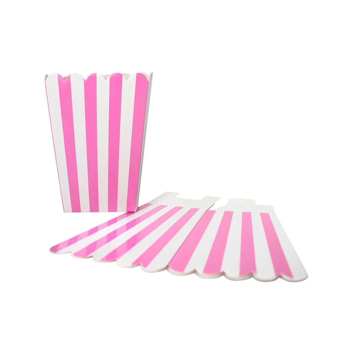 Pink and White Treat Boxes, 12 Count - Image 2