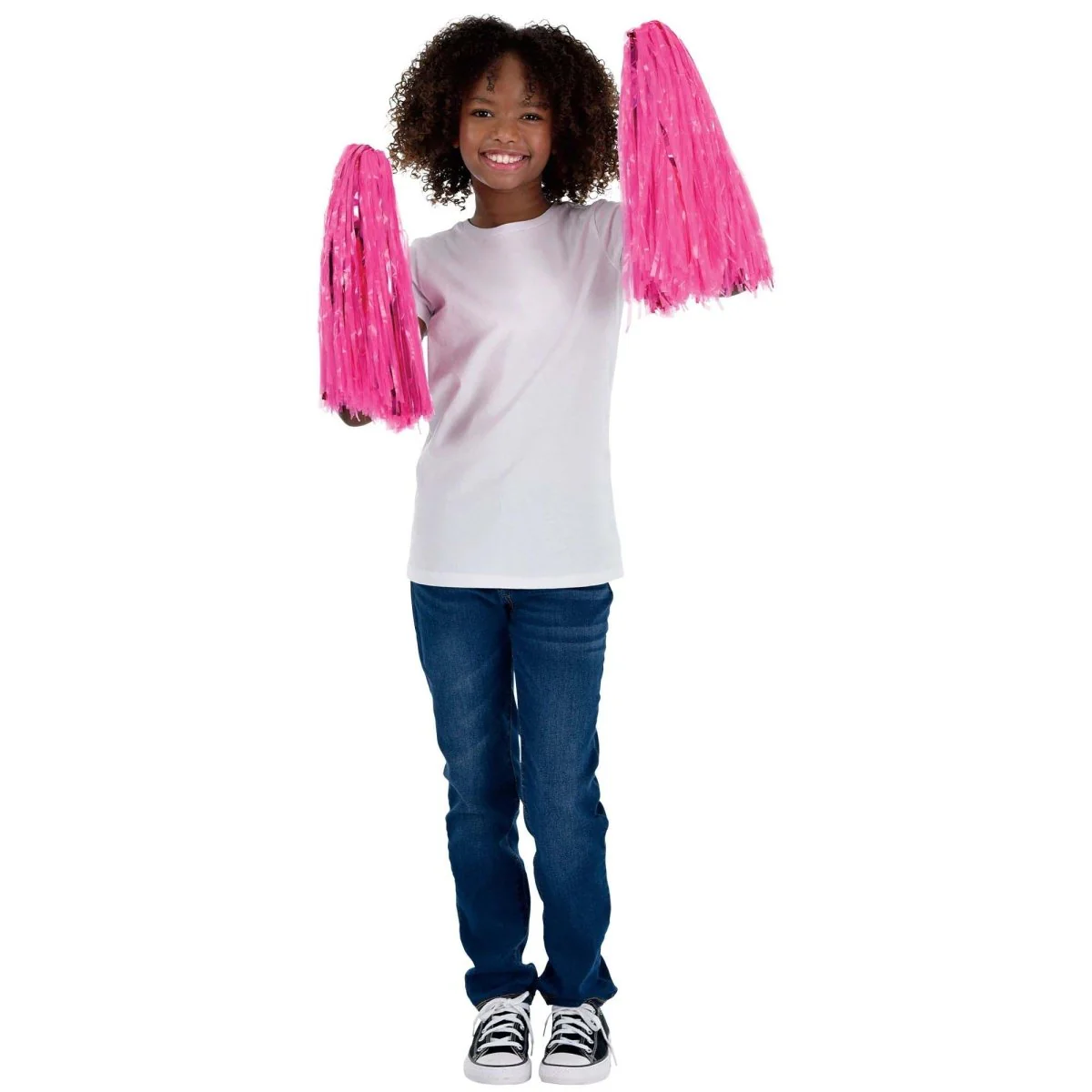 Pink Cheerleading Pom Poms, 2 Count