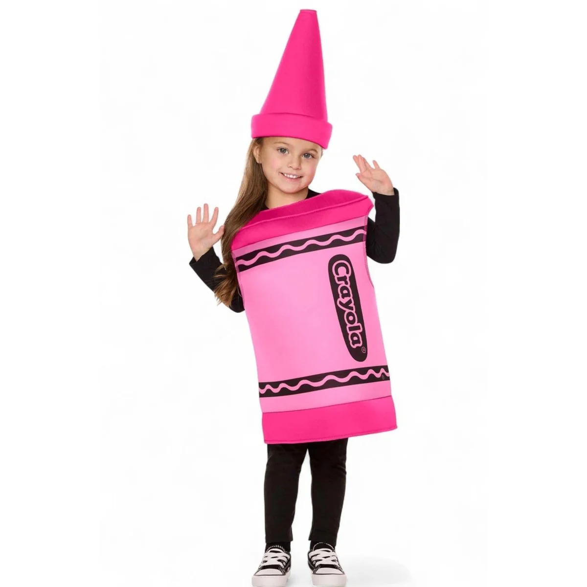 Pink Crayola Costume for Toddlers, Tunic and Hat