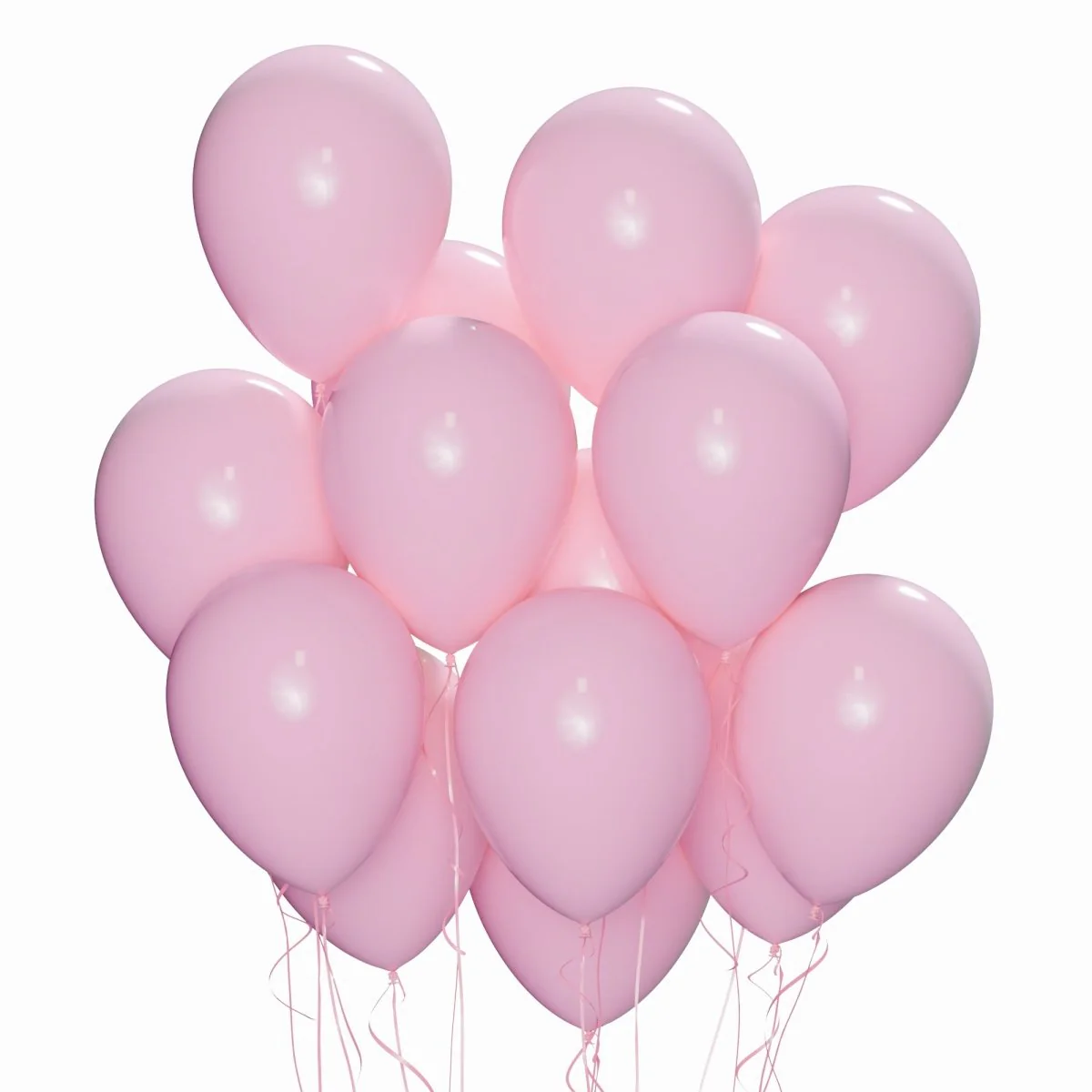 Pink Latex Balloon 12 Inches, Macaroon Collection, 72 Count