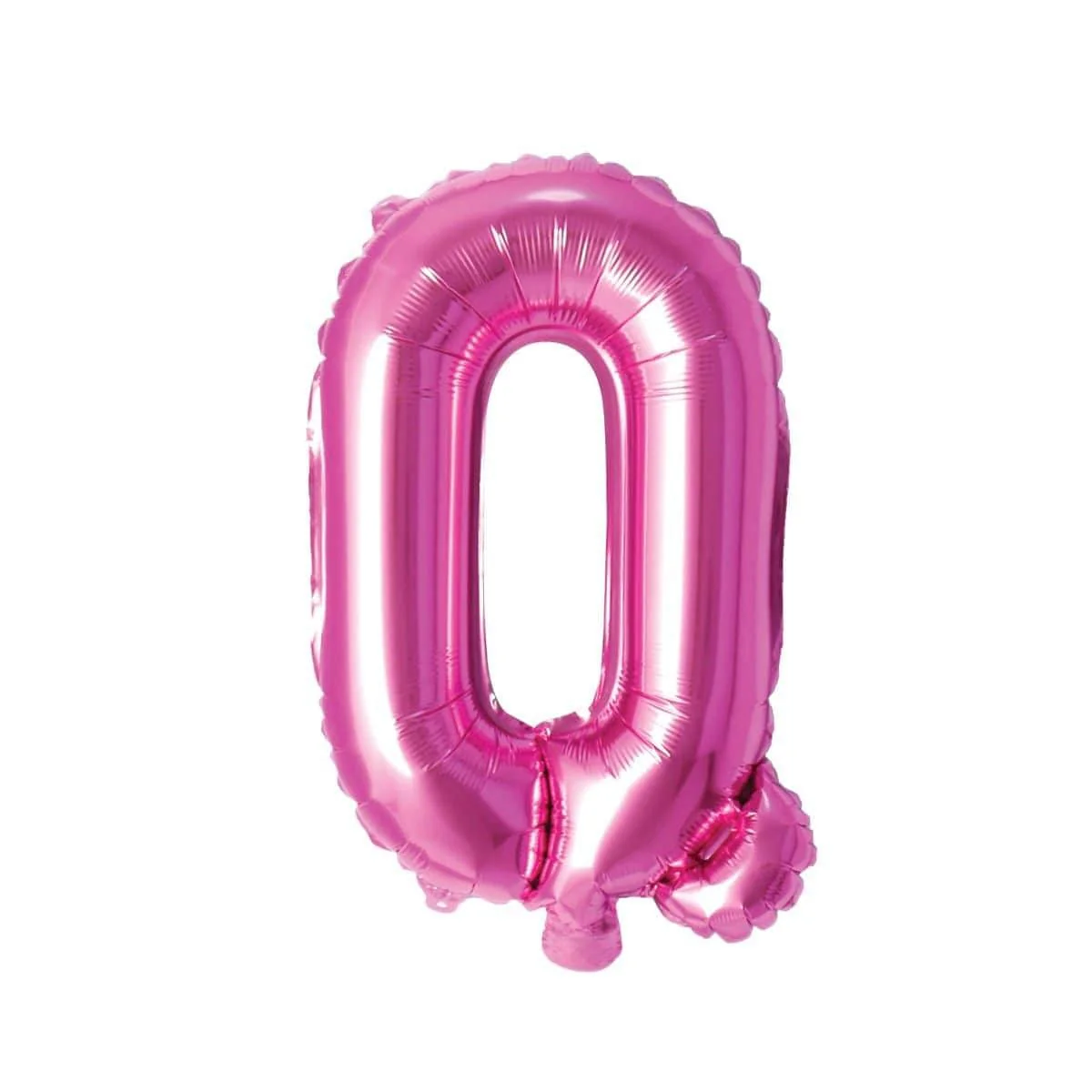 Pink Letter Q Foil Balloon, 16 Inches