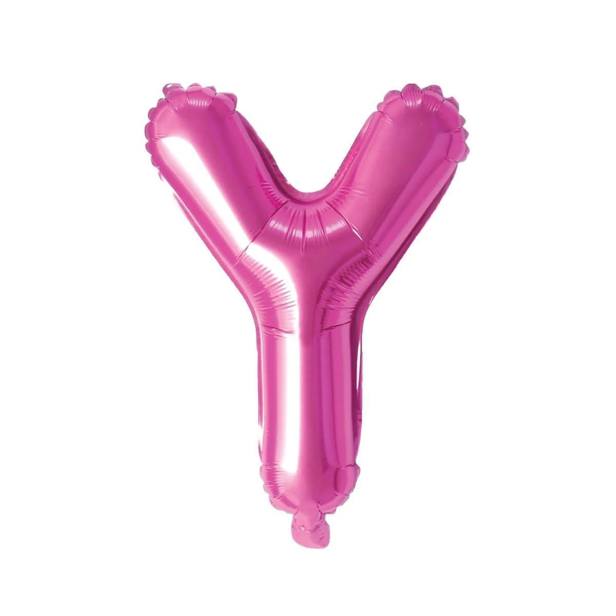 Pink Letter Y Foil Balloon, 16 Inches