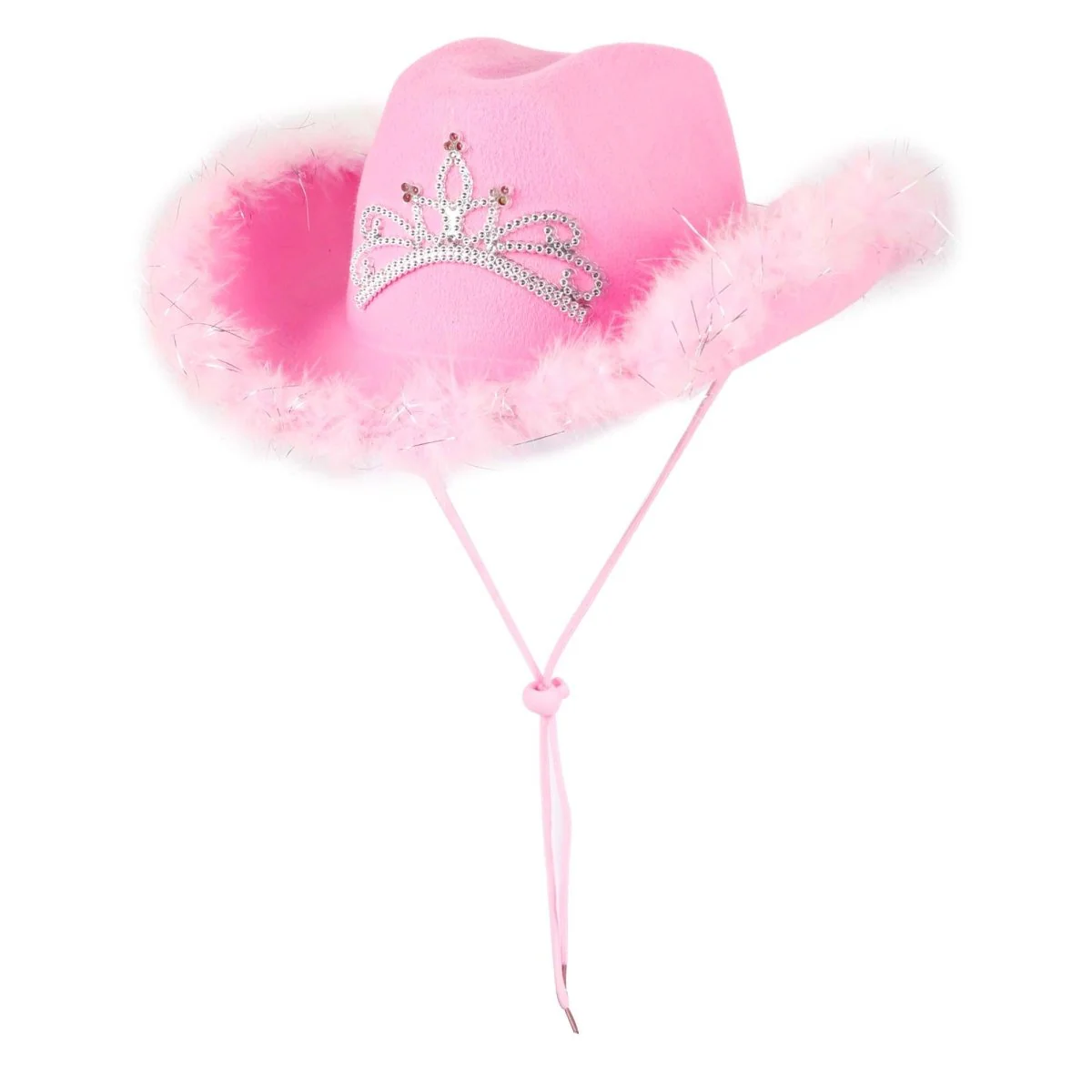 Pink Princess Cowgirl Hat for Adults - Image 5