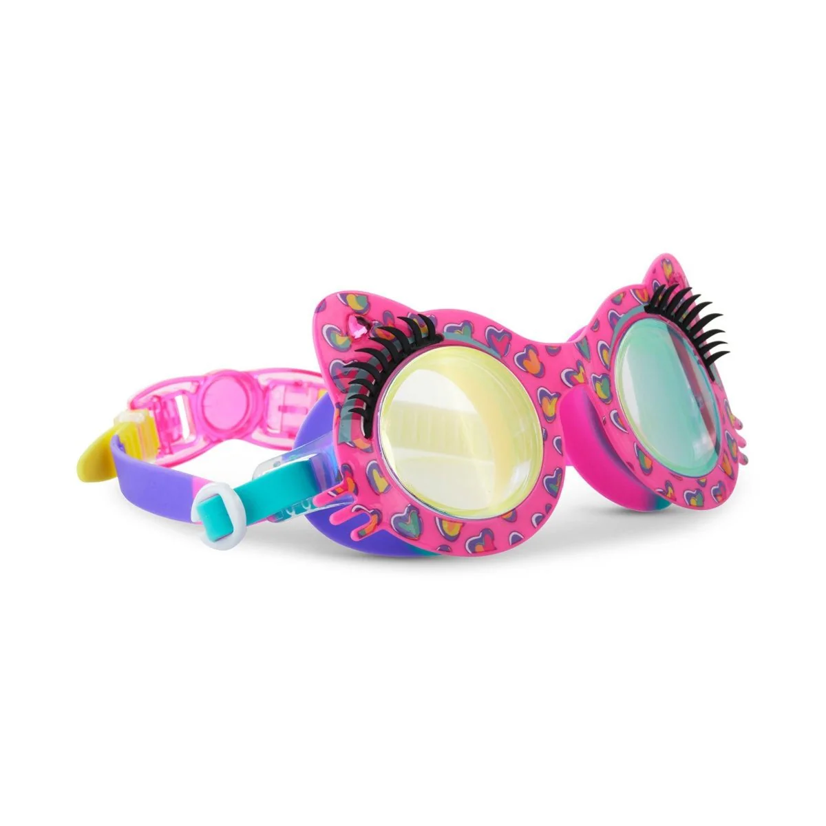Pink Puurty Paws Swim Goggles for Kids - Image 2