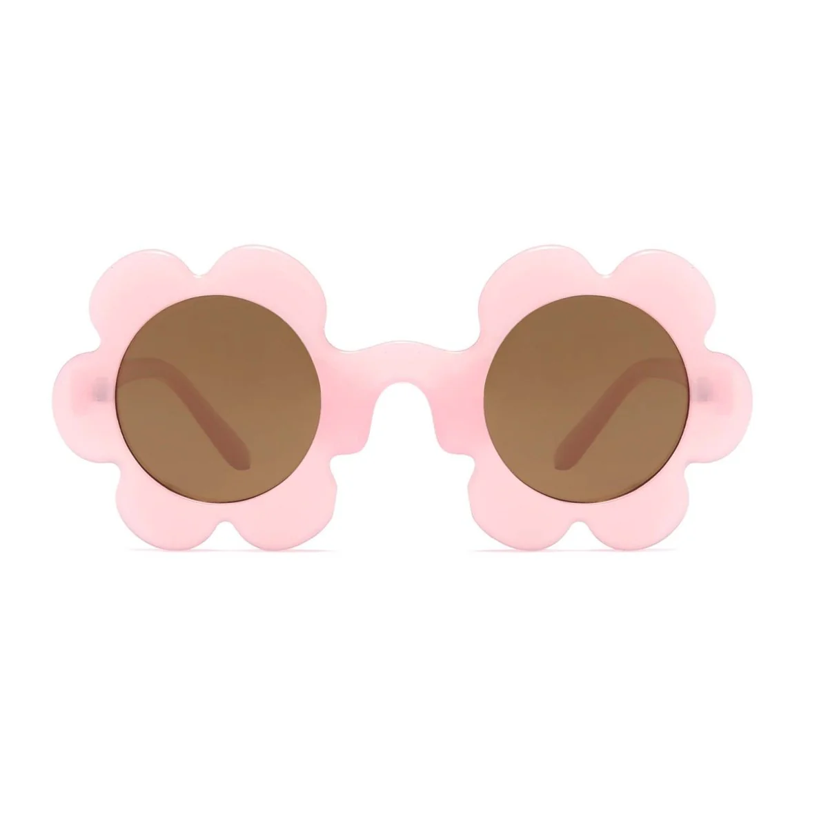 Pink Daisy Shape Sunglasses for Adults
