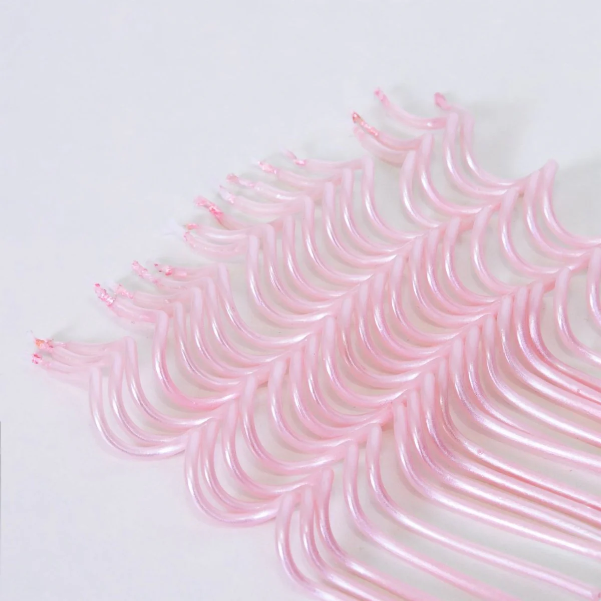 Pink Swirly Candles, 5 Inches, 20 Count - Image 2