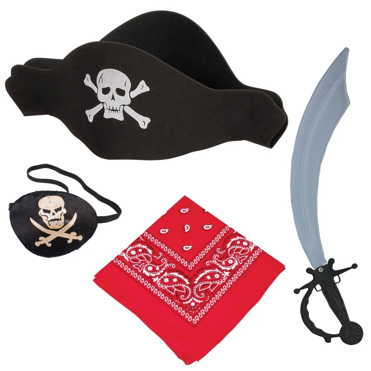 Pirate Costume Accessory Kit for Kids