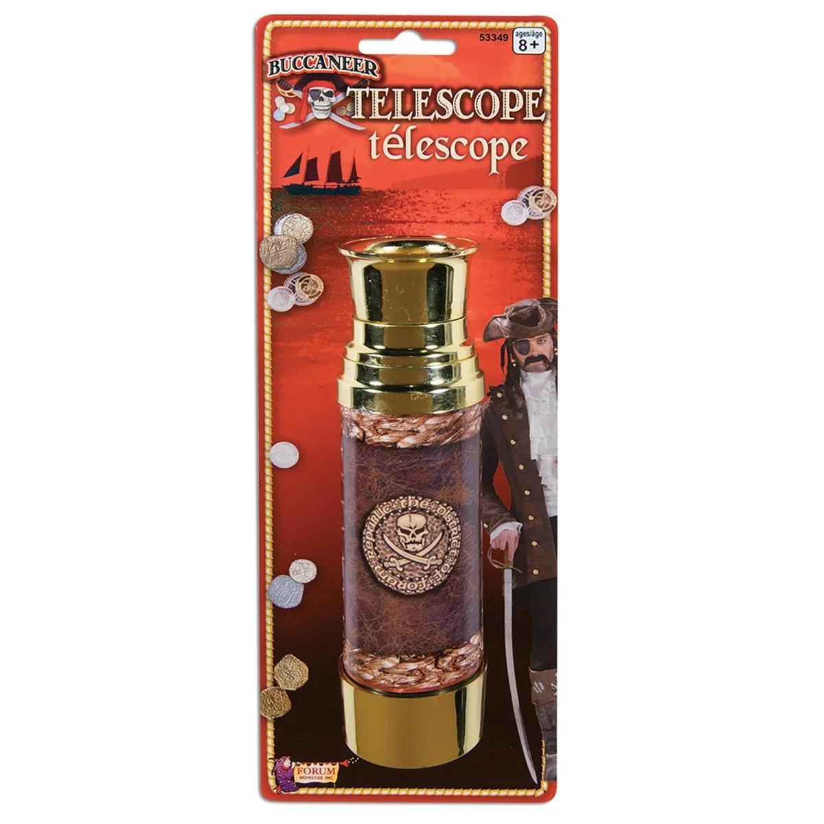 Pirate Deluxe Telescope, 1 Count