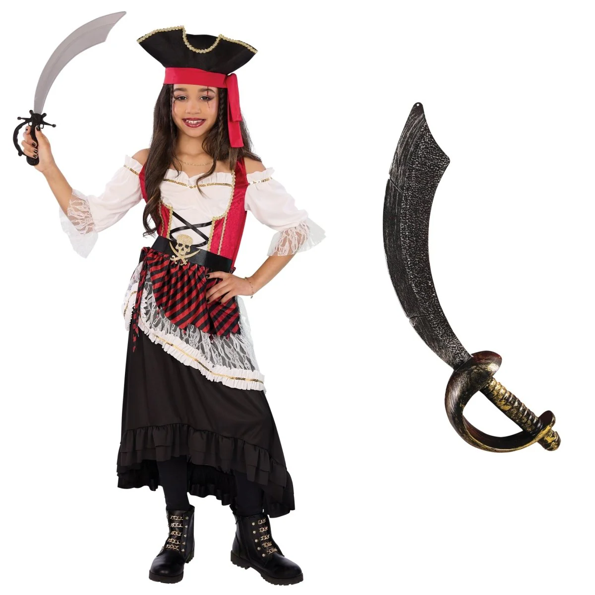 Pirate of the Sea Dress Costume Kit for Kids
