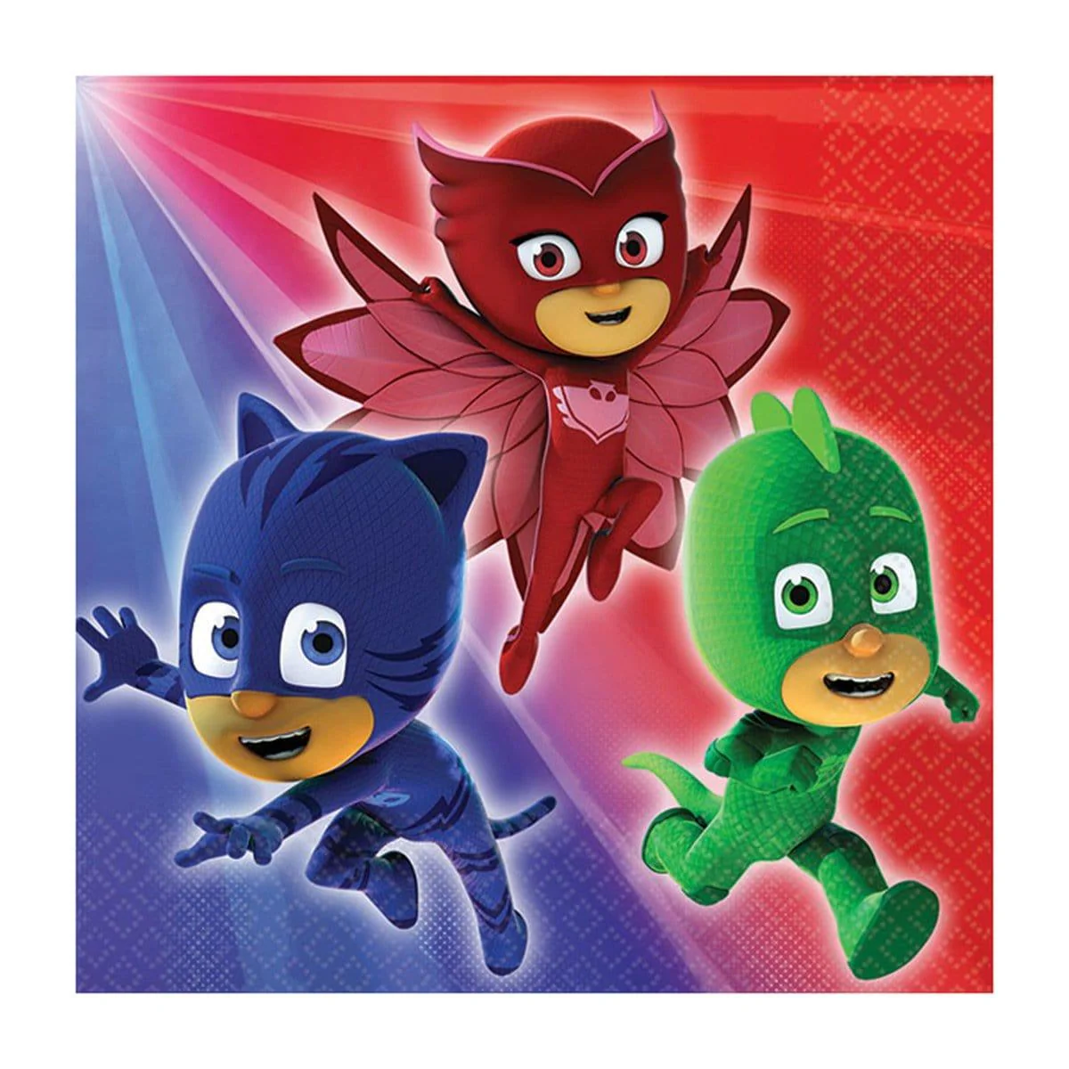 PJ Masks beverage napkins, 16 per package
