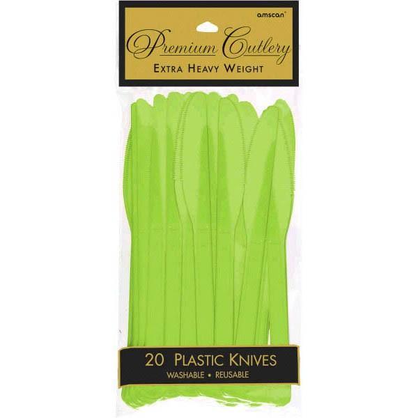 Plastic Knives - Kiwi 20/pkg.