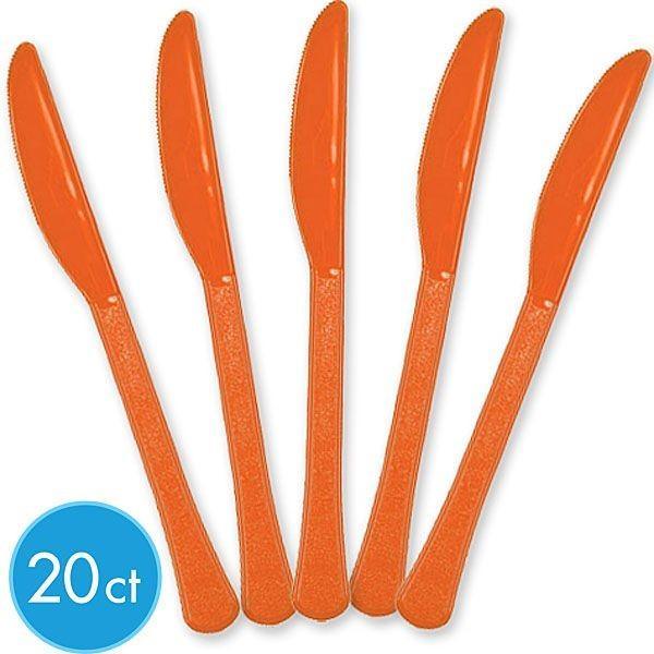 Plastic Knives - Orange Peel 20/pkg.