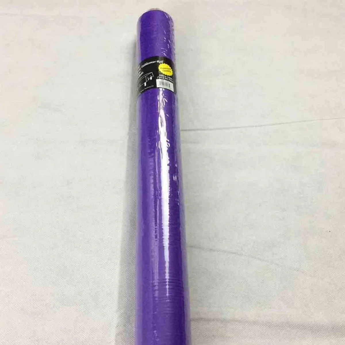 Plastic Table Cover Roll, Purple, 40 x 1200 Inches, 1 Count