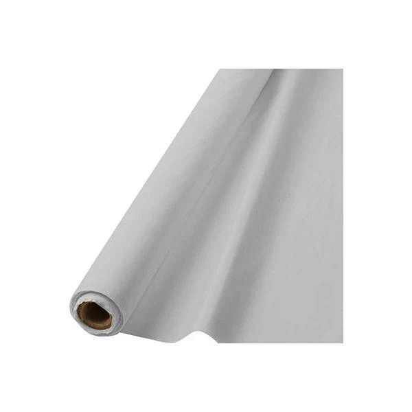 Plastic Tablecover Roll - Silver