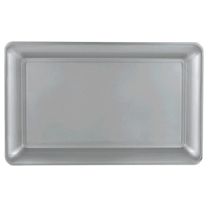 Plastic Tray - Silver