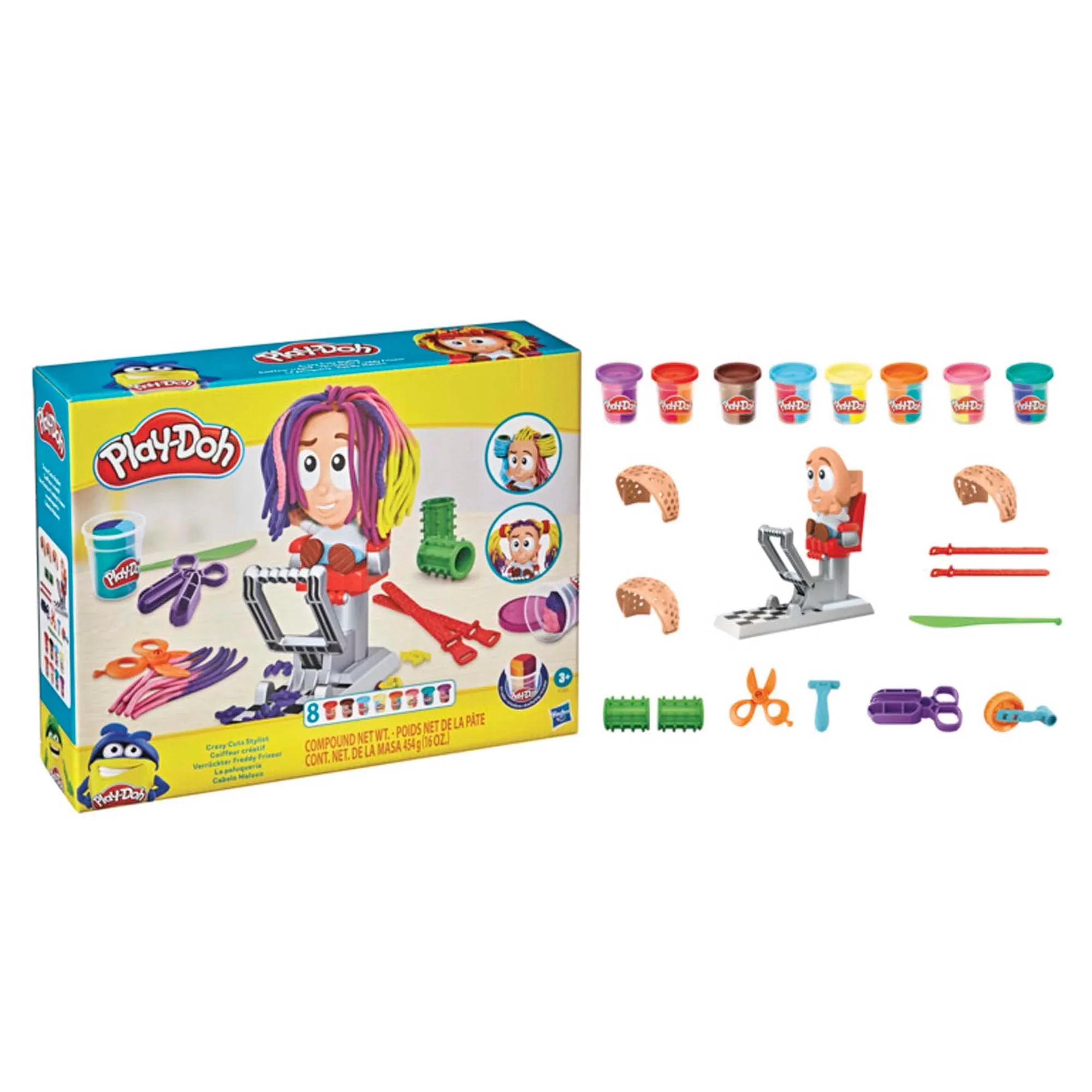 Play-Doh Crazy Cuts Stylist Hair Salon, 1 Count - Image 2