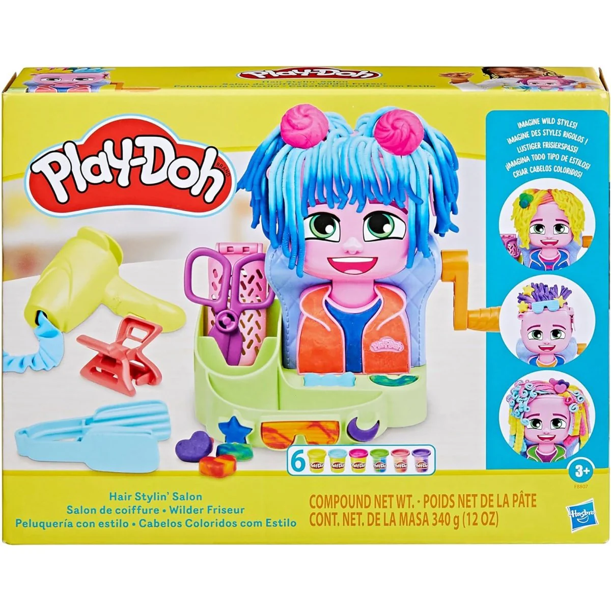 Play-Doh Hair Stylin' Salon Playset, 1 Count - Image 2