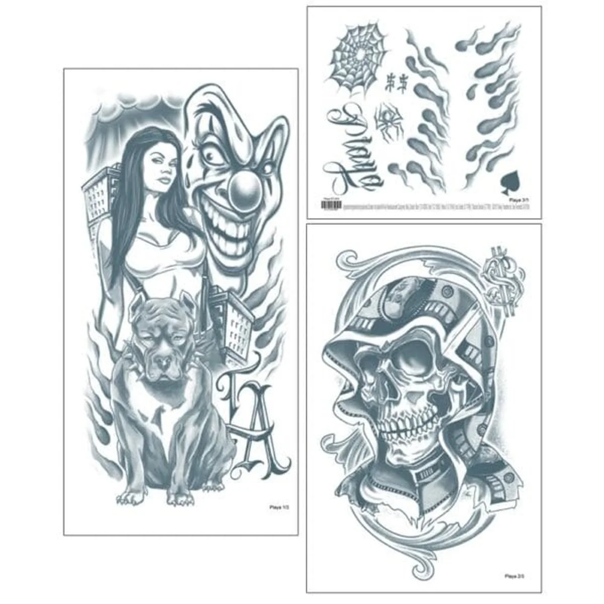 Playa Sleeve Temporary Tattoo FX - Image 2