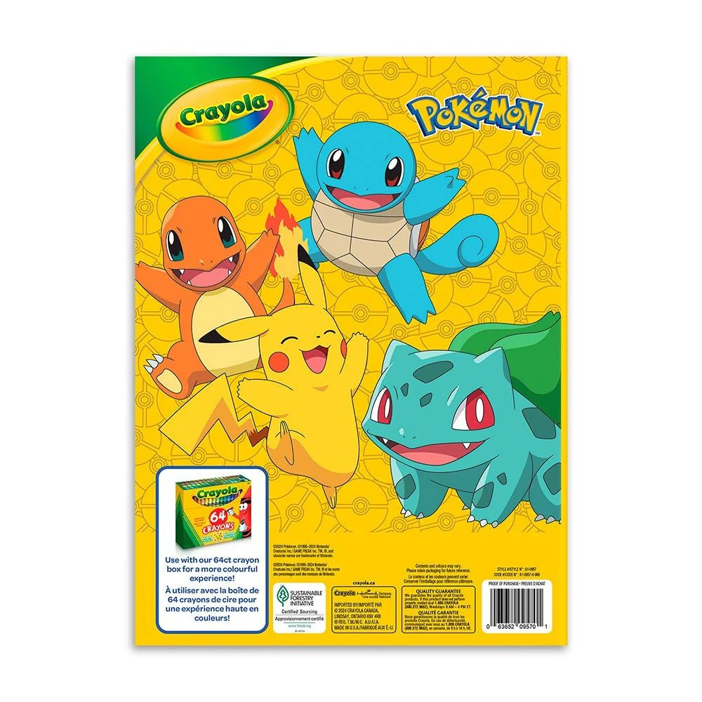 Pokémon Coloring Book, 96 Pages, 1 Count - Image 2