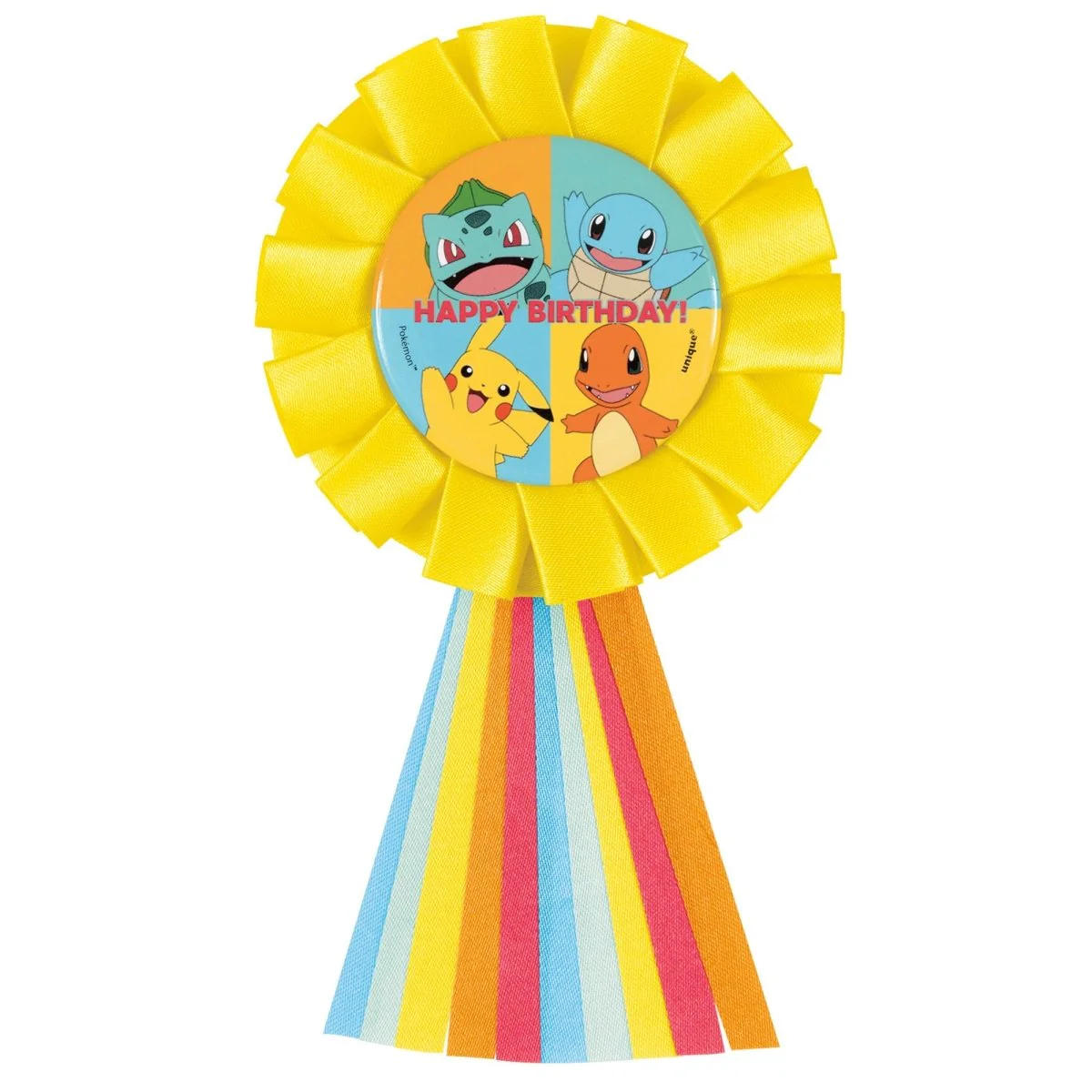 Pokémon Happy Birthday Award Ribbon, 1 Count