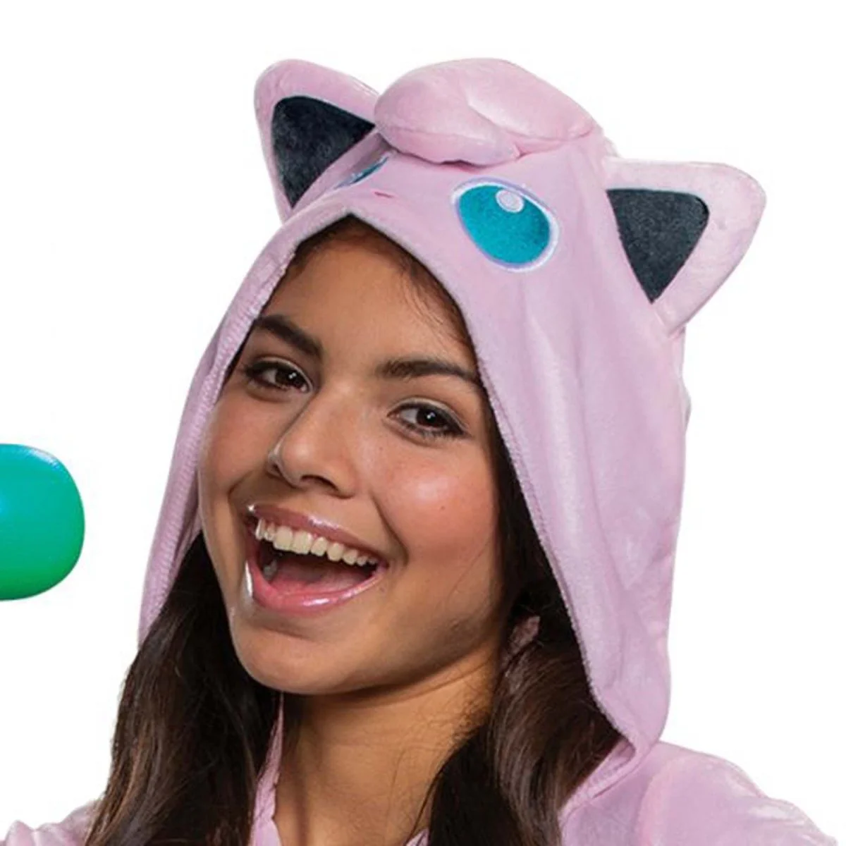 Pokémon Jigglypuff Jumpsuit Costume for Kids, Pink Hooded Jumpsuit - Image 2