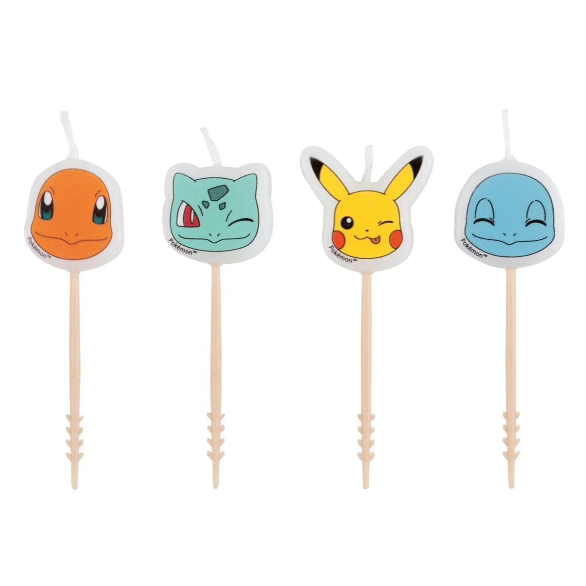 Pokémon Pick Birthday Candles, 4 Count