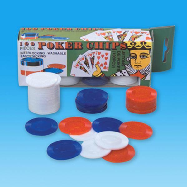 Poker Chips, 100 per Package
