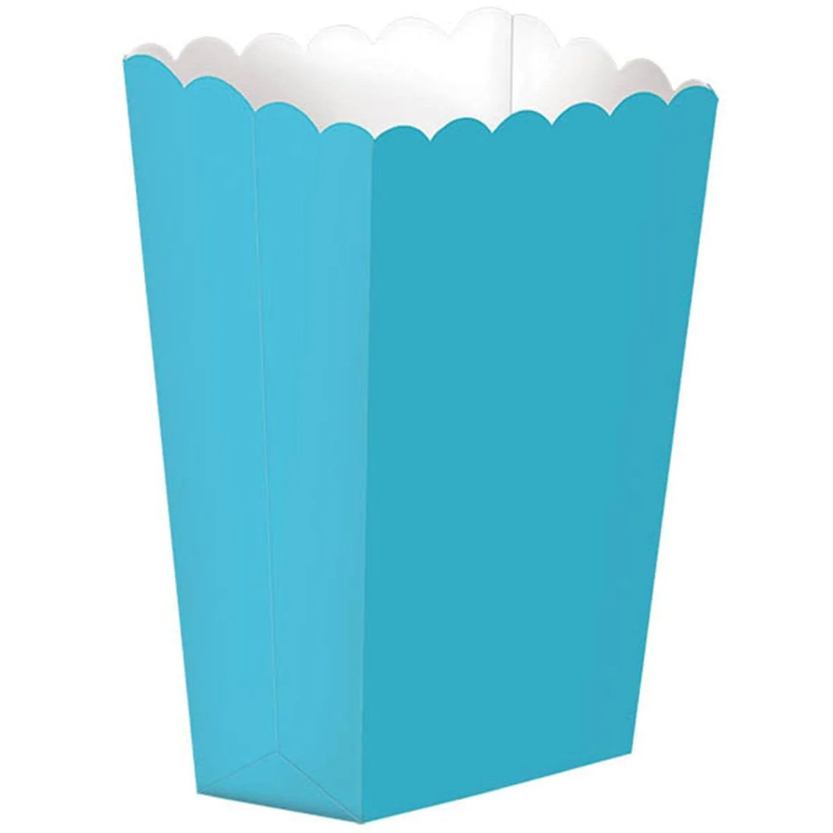 Popcorn Box - Caribbean Blue 5/pkg