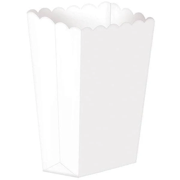 Popcorn Box - White 5/pkg.