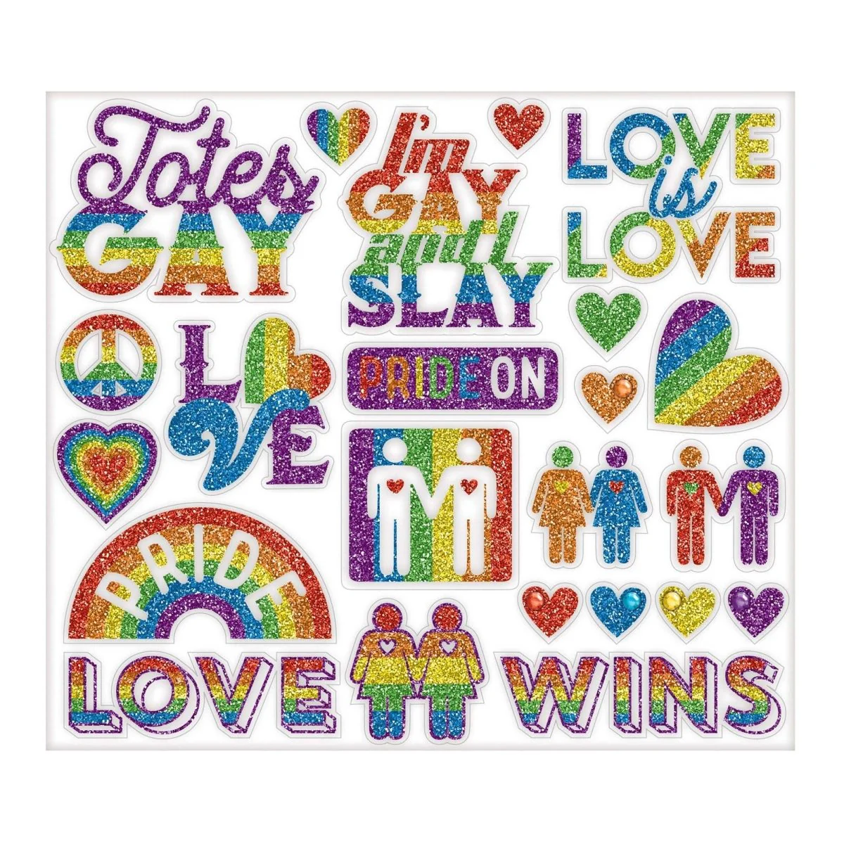 Pride Day Rainbow Body Jewelry, 1 Count