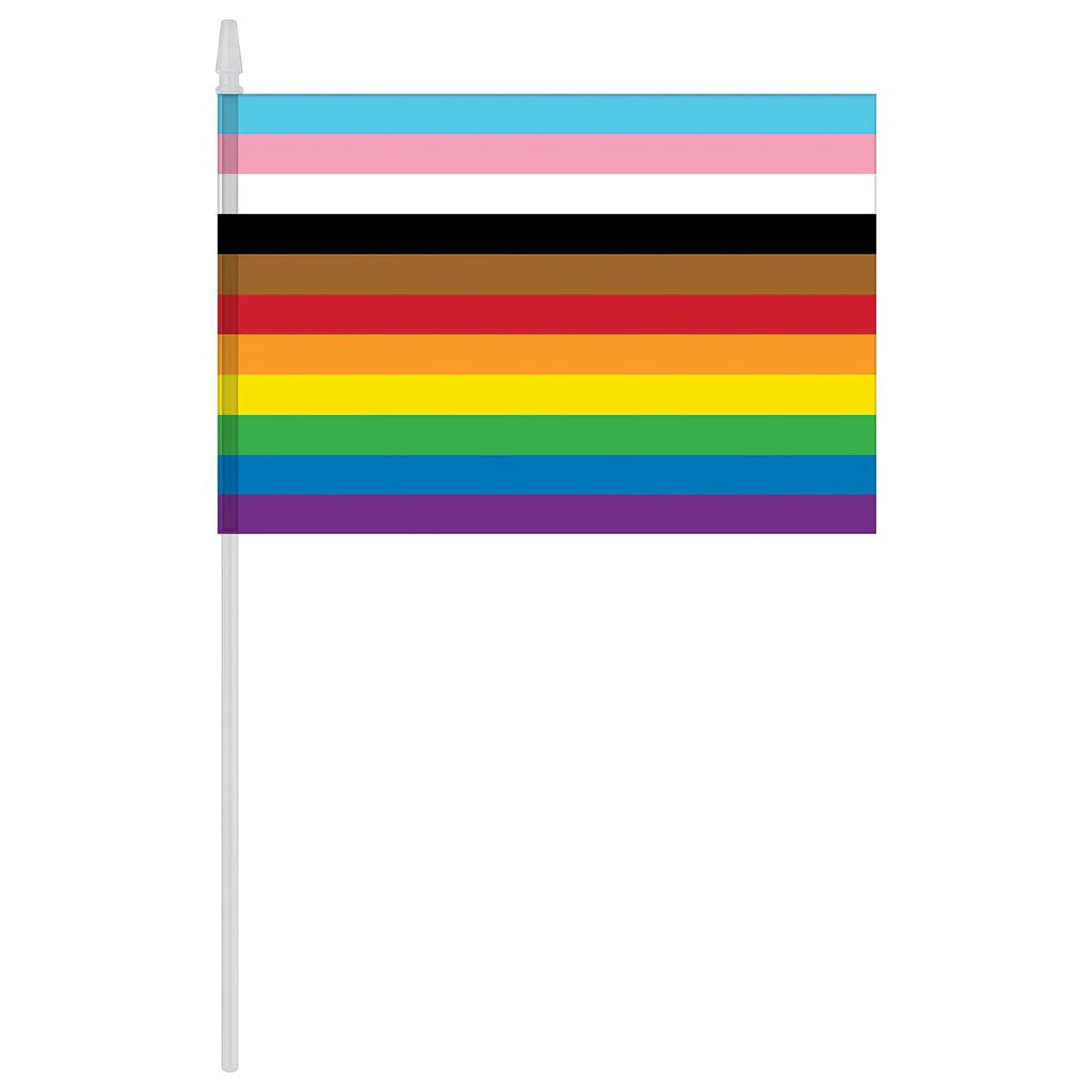 Pride Handheld Flag, 14 x 9 Inches