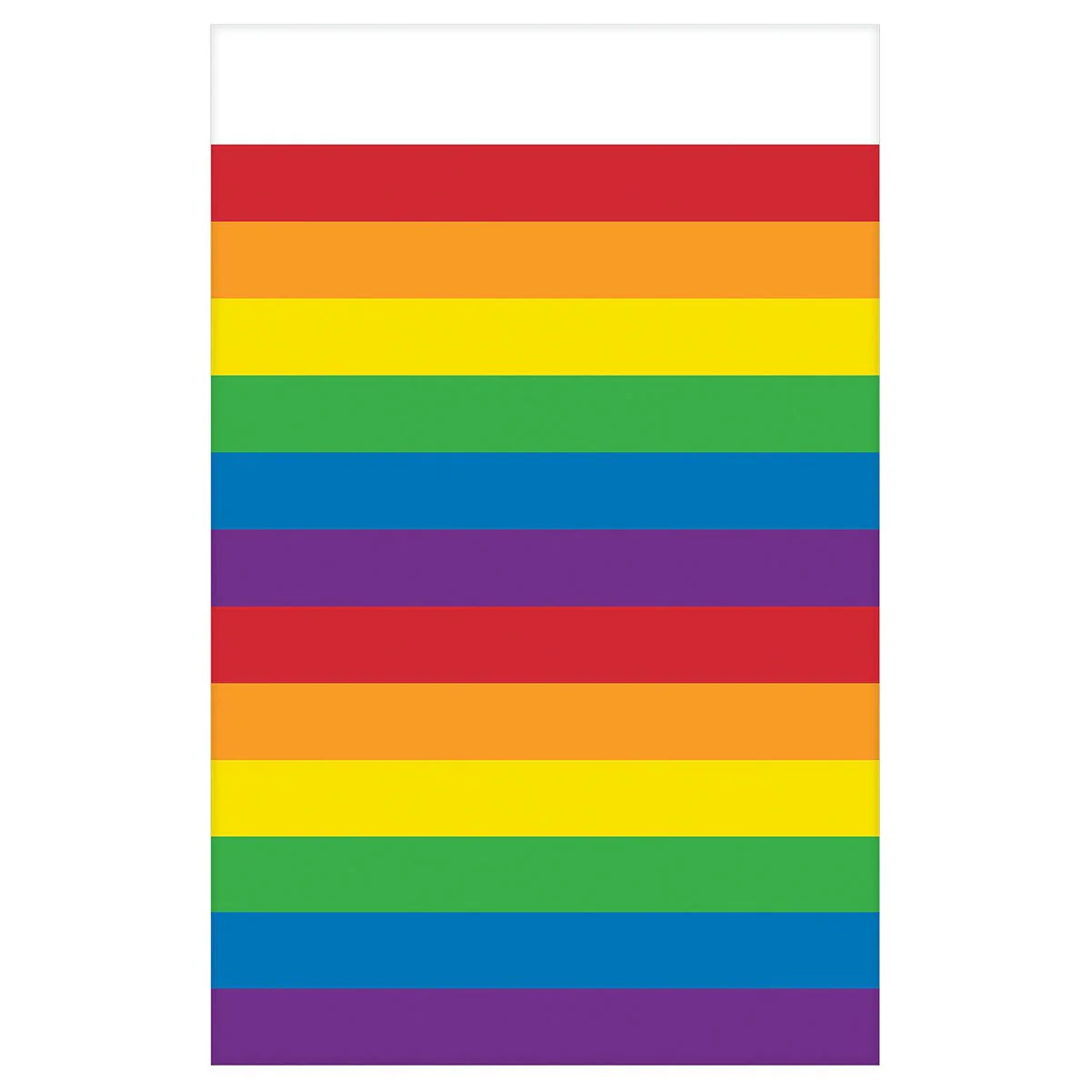 Pride Plastic Tablecover, 54 x 102 Inches