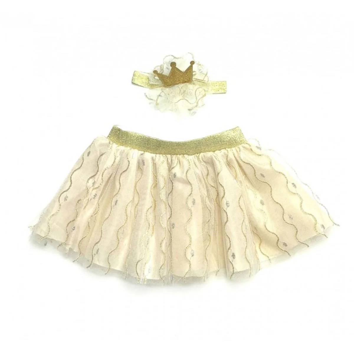 Princess Gold Tutu Kit for Kids