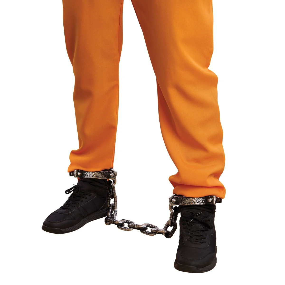 Prisoner Plastic Ankles Chain, 1 Count