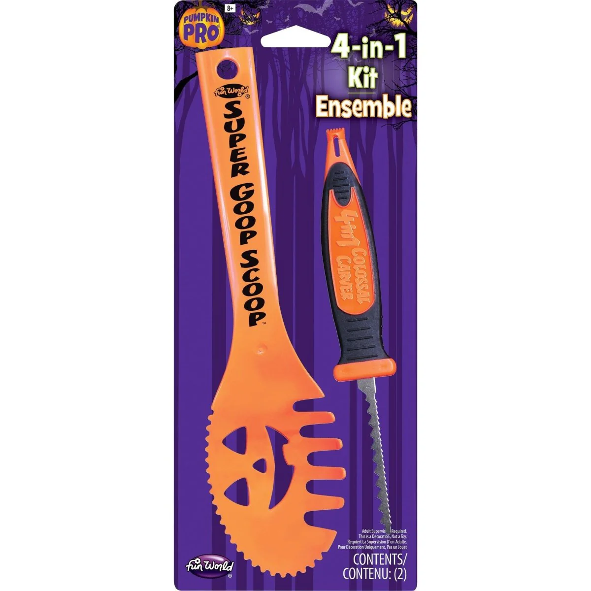 pumpkin 4 in 1 Carving Kit, 1 Count