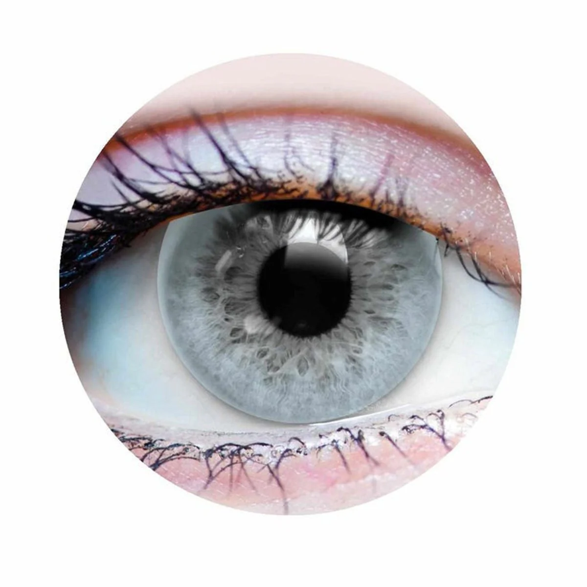 PRIMAL® Pure Ocean - Blue Colored Contact Lenses, 3 Month Usage