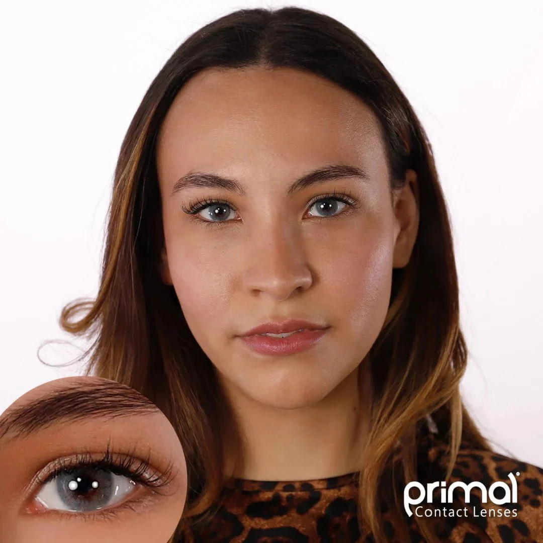 PRIMAL® Pure Ocean - Blue Colored Contact Lenses, 3 Month Usage - Image 2